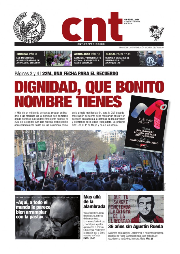 Periódico CNT 410 - Abril 2014