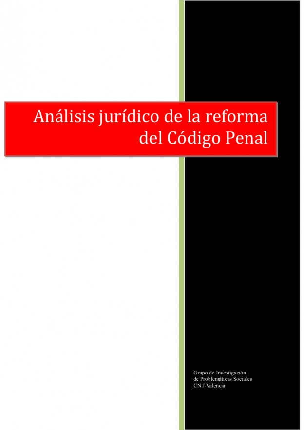 Análisis jurídico de la reforma del Código Penal 05-02-2015