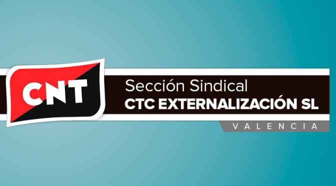 Nueva Sección Sindical de CNT constituida en la empresa CTC Externalización SL