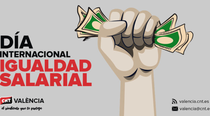 día internacional igualdad salarial CNT València