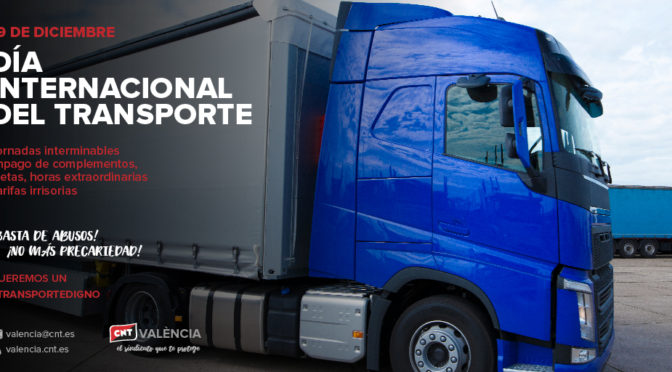 CNT València reinvidica el transporte como sector esencial