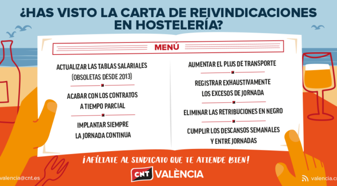 hostelería CNT València